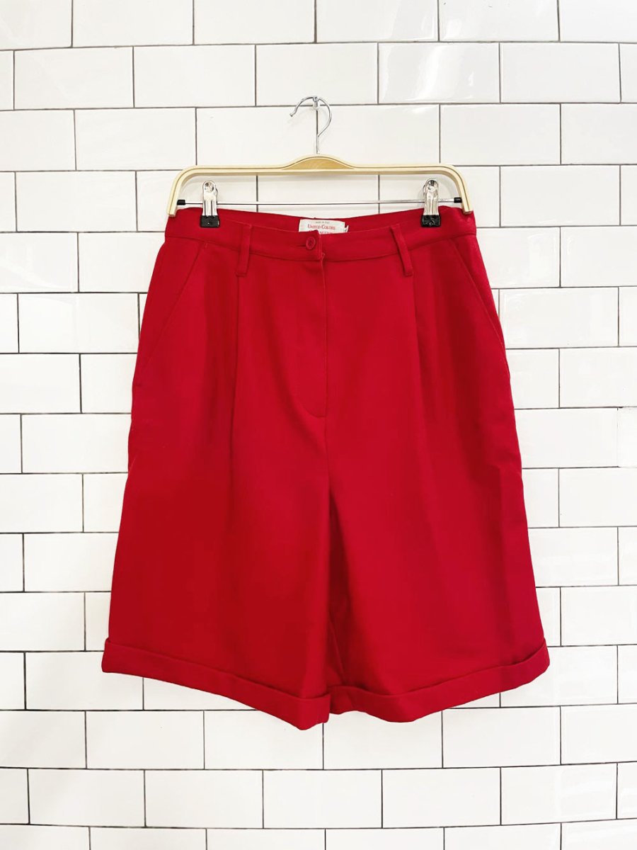 vintage united colors of benetton wool - blend trouser short | made in Italy - good market thrift store