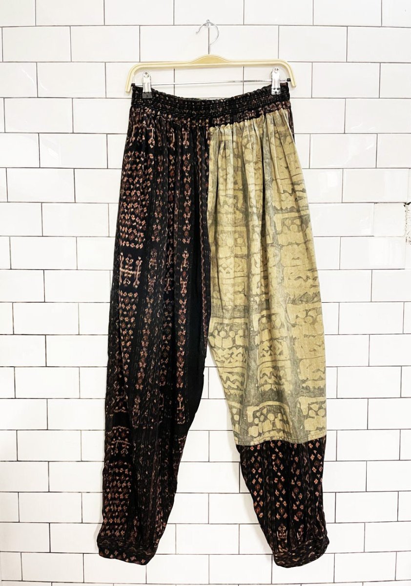 vintage 90s mouli disigns boho balloon leg pants | kusnadi collection - good market thrift store