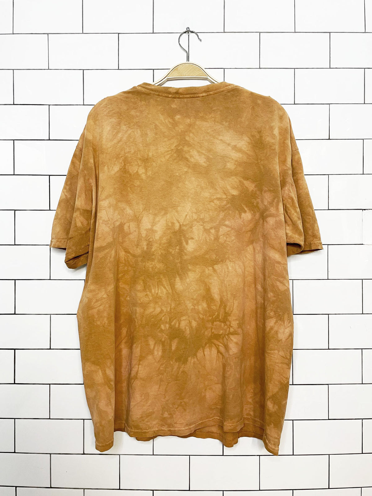 vintage 90s the mountain running horses tie dye tee