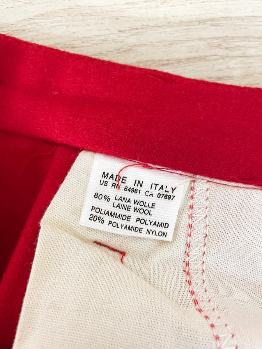 vintage united colors of benetton wool - blend trouser short | made in Italy - good market thrift store