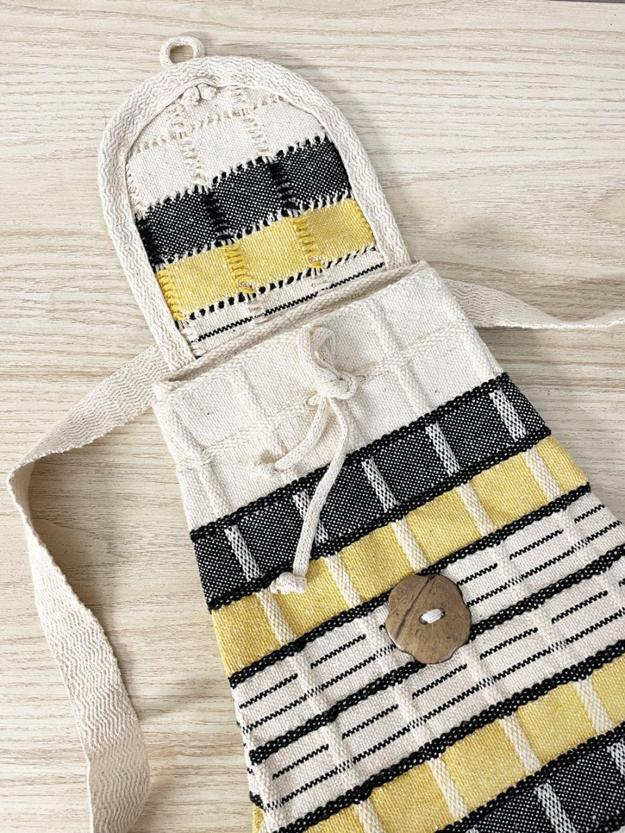 vintage boho woven beach backpack - good market thrift store