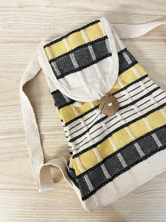 vintage boho woven beach backpack - good market thrift store