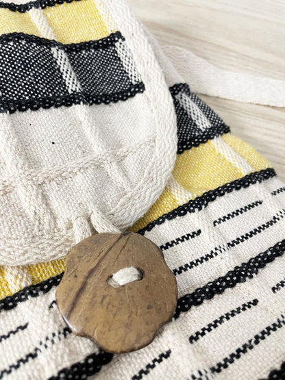 vintage boho woven beach backpack - good market thrift store