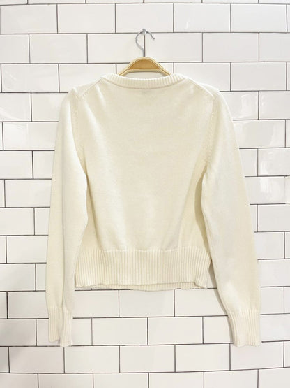 sunday best organic cotton - cashmere knit v - neck sweater | aritzia - good market thrift store
