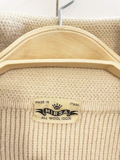 vintage 60s mirsa 100% wool short sleeve cardigan jacket | made in Italy - good market thrift store