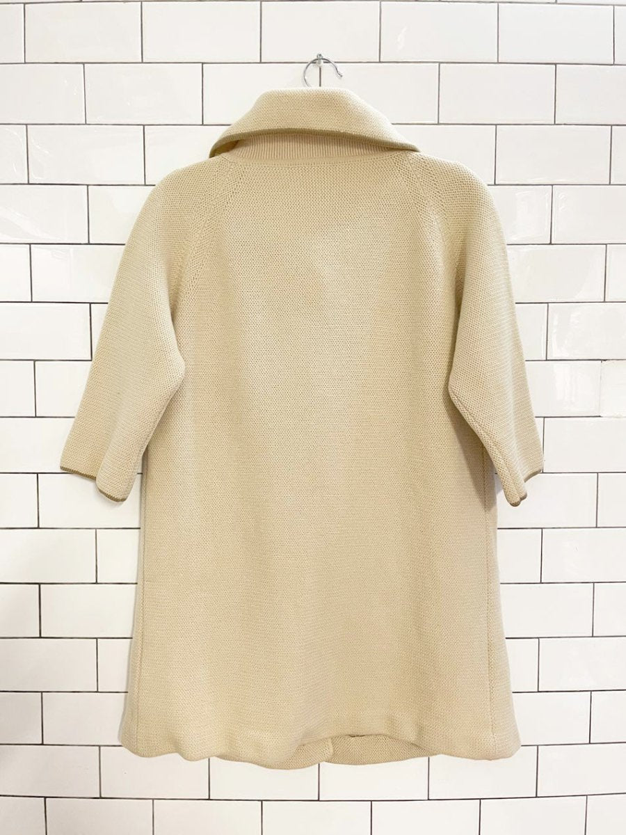 vintage 60s mirsa 100% wool short sleeve cardigan jacket | made in Italy - good market thrift store