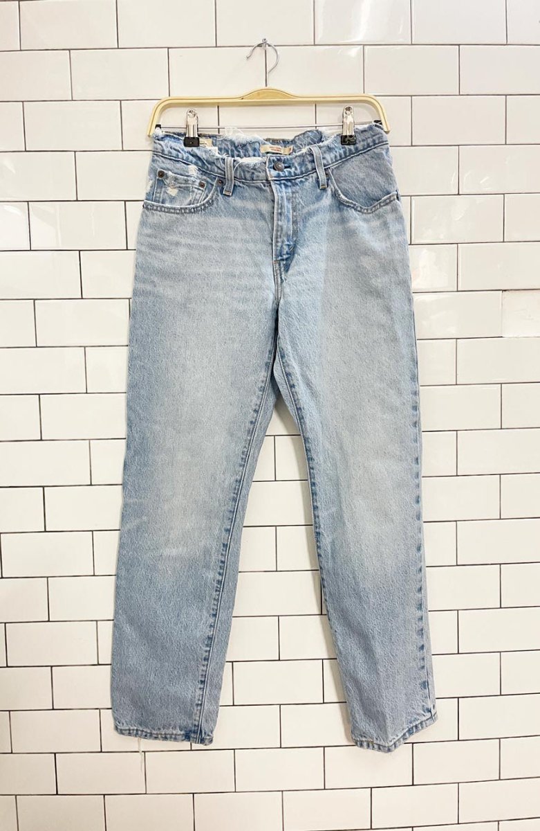 levis middy straight jeans - good market thrift store