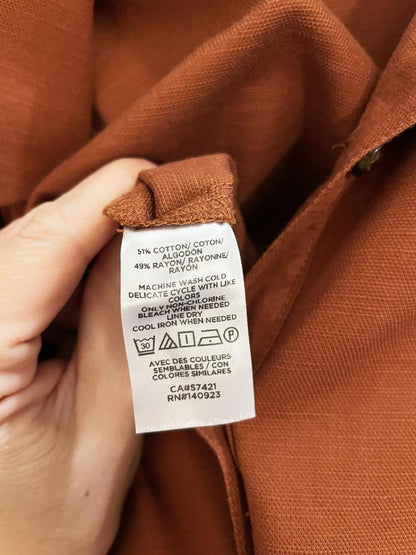 ann taylor cotton - blend wide leg jumpsuit - good market thrift store