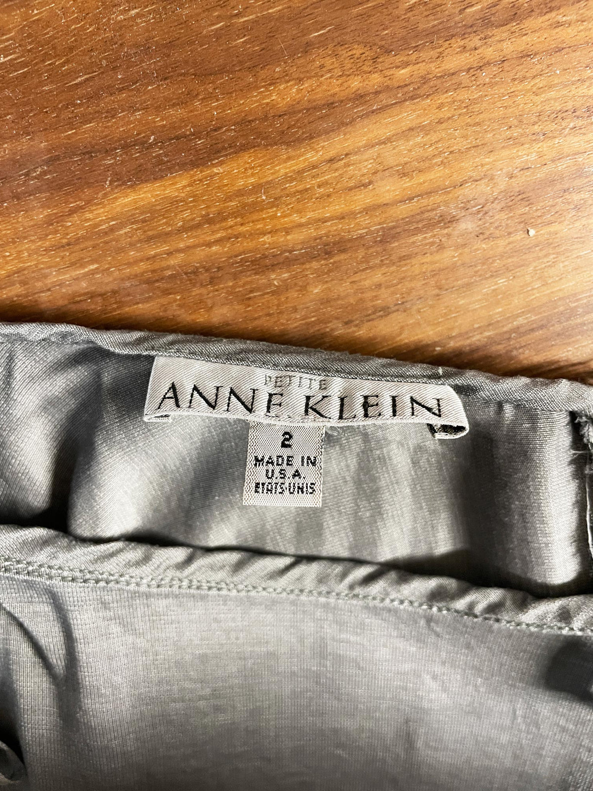 vintage 90s anne klein wool-blend a-line full maxi skirt | made in USA