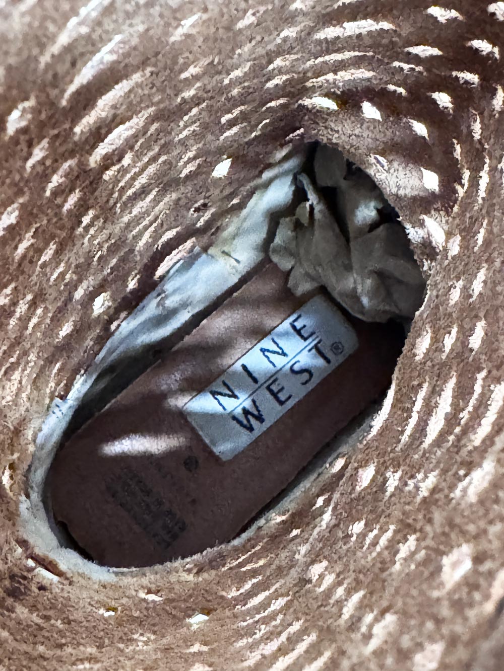 vintaeg 90s nine west perforated leather western cowboy boots