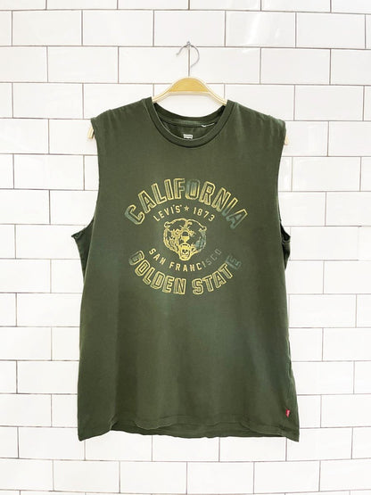 levi's california golden state muscle tee - good market thrift store