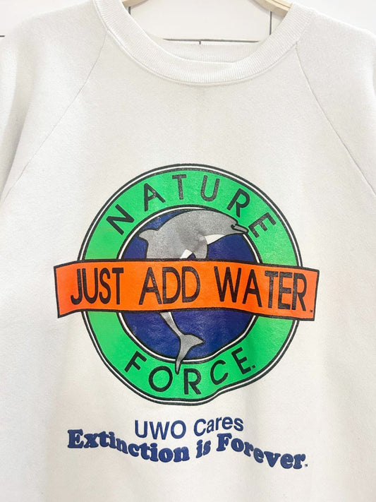 vintage 90s UWO extinction is forever graphic crew - good market thrift store