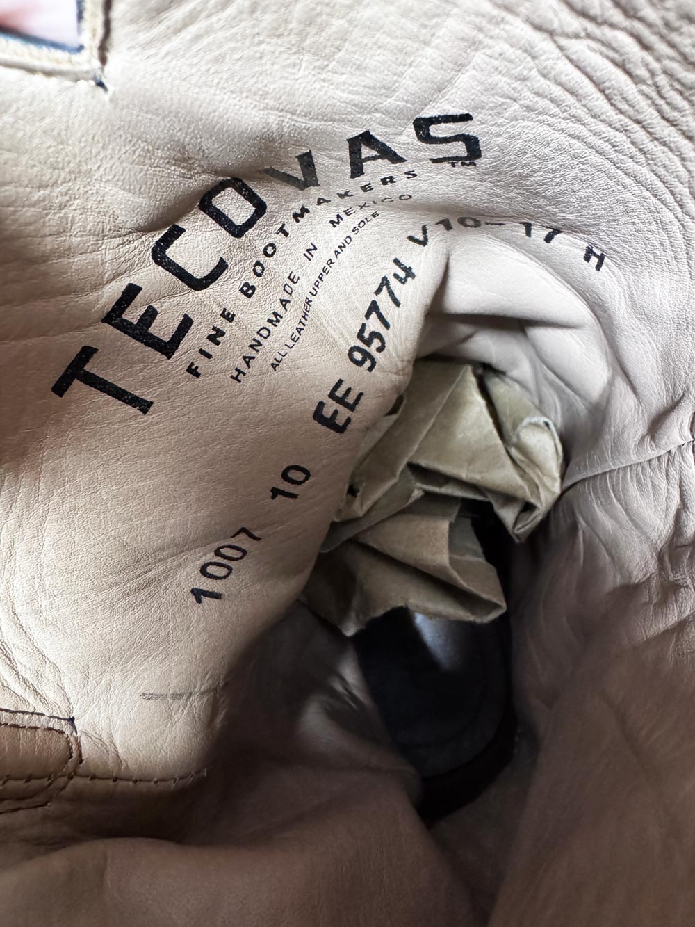 tecovas the earl lizard + leather western roper boot
