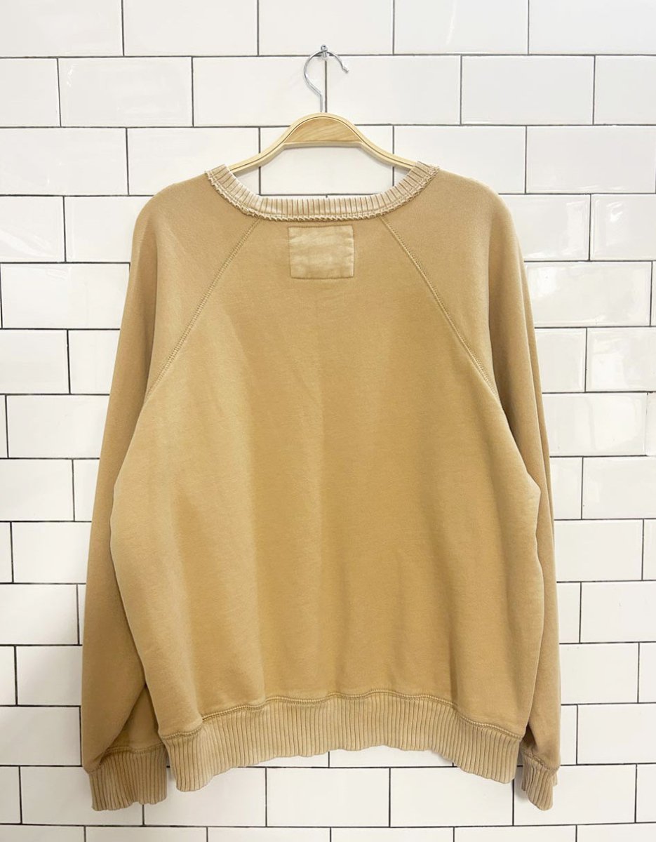 ae lived in distressed smiley graphic crew | american eagle - good market thrift store