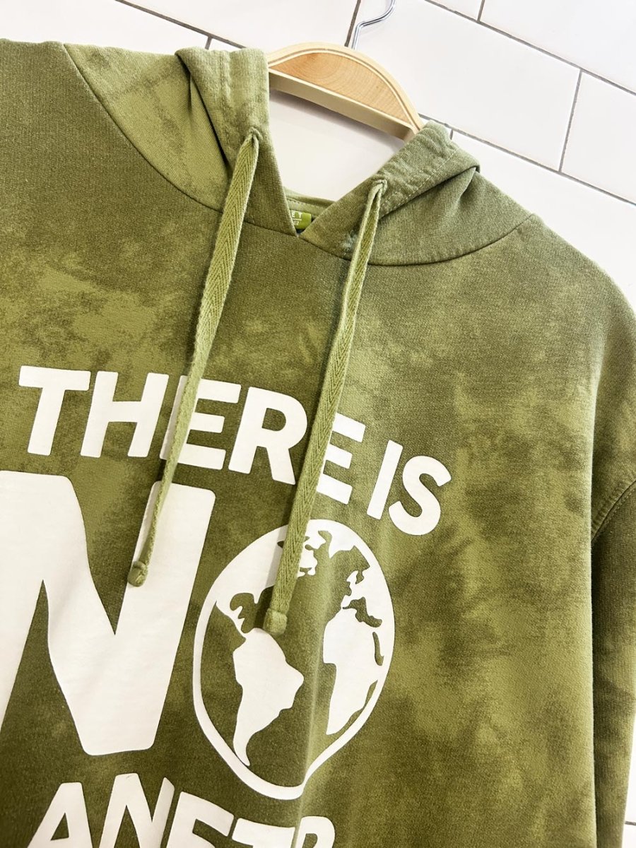 the eco closet there is no planet b tie dye graphic hoodie - good market thrift store