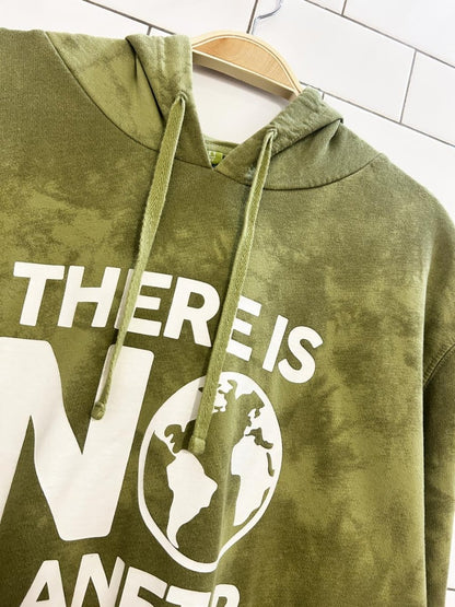 the eco closet there is no planet b tie dye graphic hoodie - good market thrift store