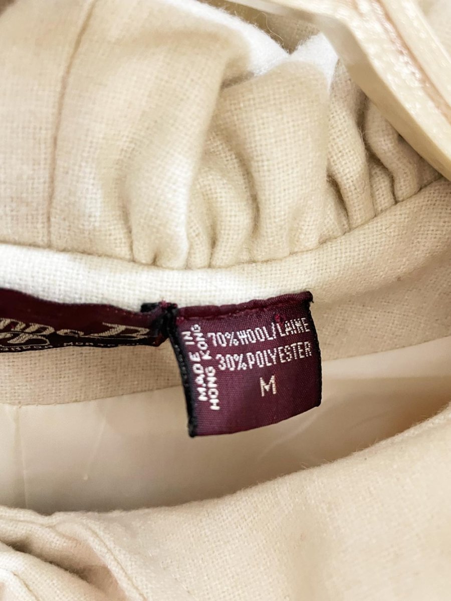 vintage dianne b wool - blend oversized hooded cape coat - good market thrift store