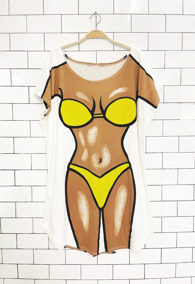 vintage 90s bikini cover up - good market thrift store