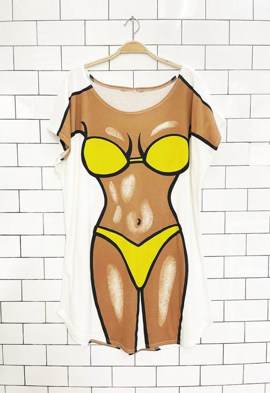 vintage 90s bikini cover up - good market thrift store