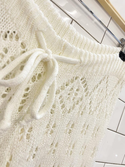 boho crochet flare leg beach pant - good market thrift store