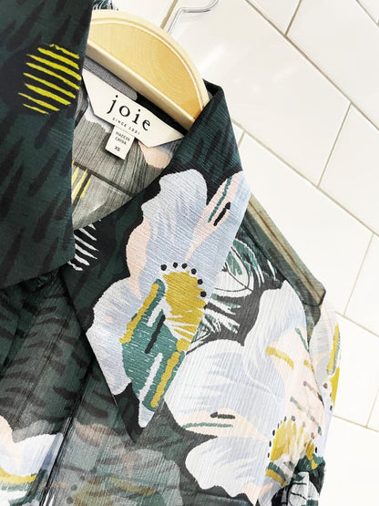 joie 2024 matilda 100% silk chiffon blouse - good market thrift store