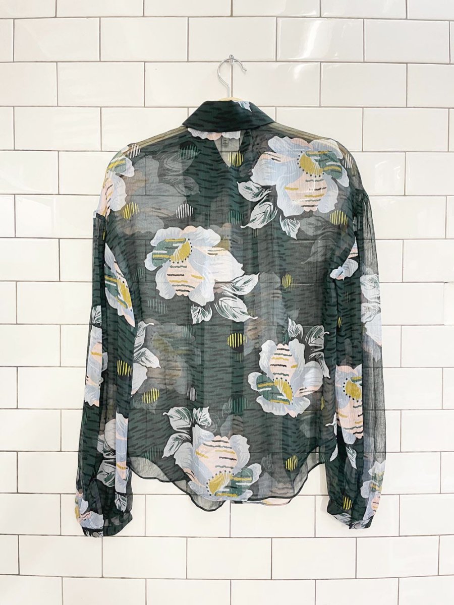 joie 2024 matilda 100% silk chiffon blouse - good market thrift store