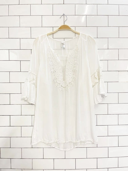 anthro l*space breakaway boho cover up - good market thrift store