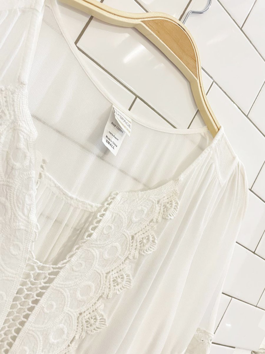 anthro l*space breakaway boho cover up - good market thrift store