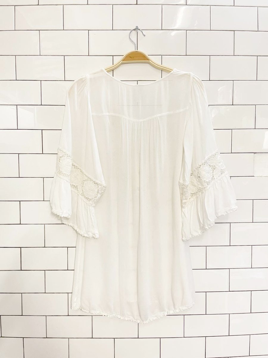 anthro l*space breakaway boho cover up - good market thrift store