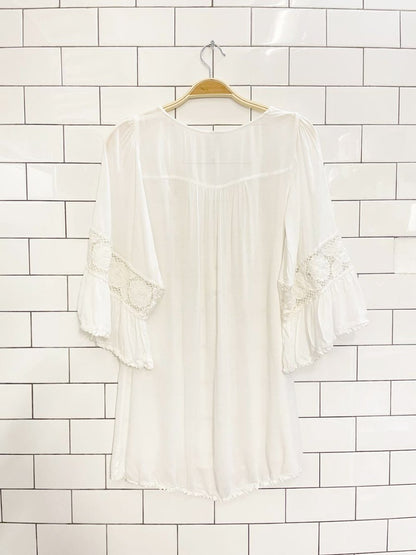 anthro l*space breakaway boho cover up - good market thrift store