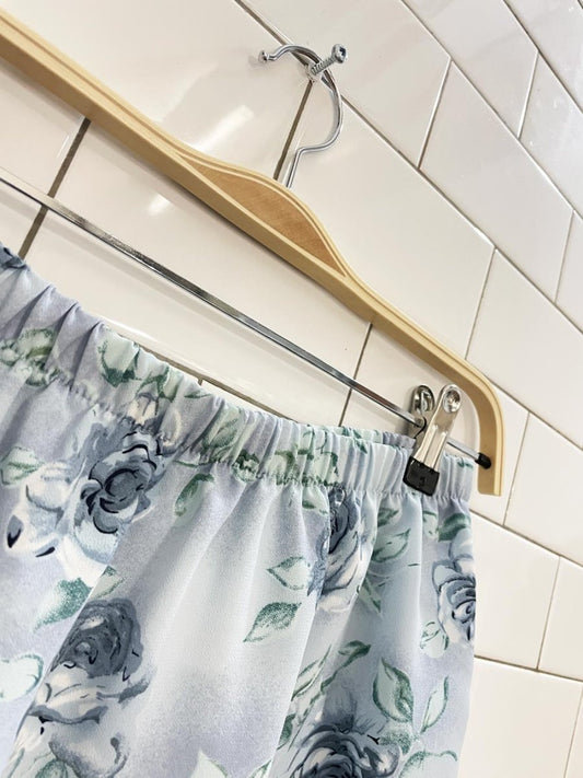 vintage 00s high rise floral mini skirt - good market thrift store