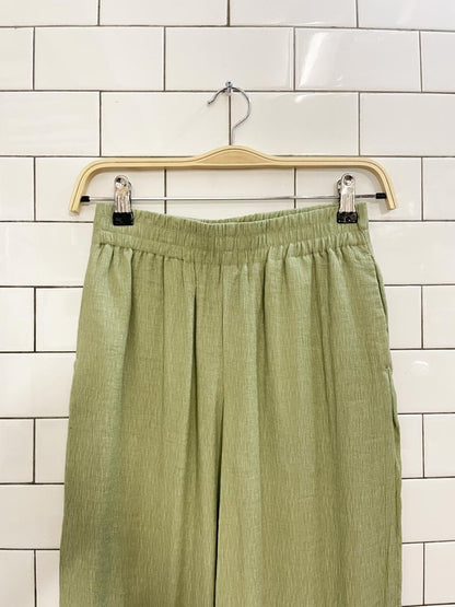 h&m crinkle flowy wide leg lounge pants - good market thrift store