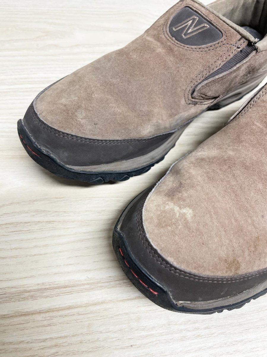vintage new balance slip on leather hiking shoes - good market thrift store