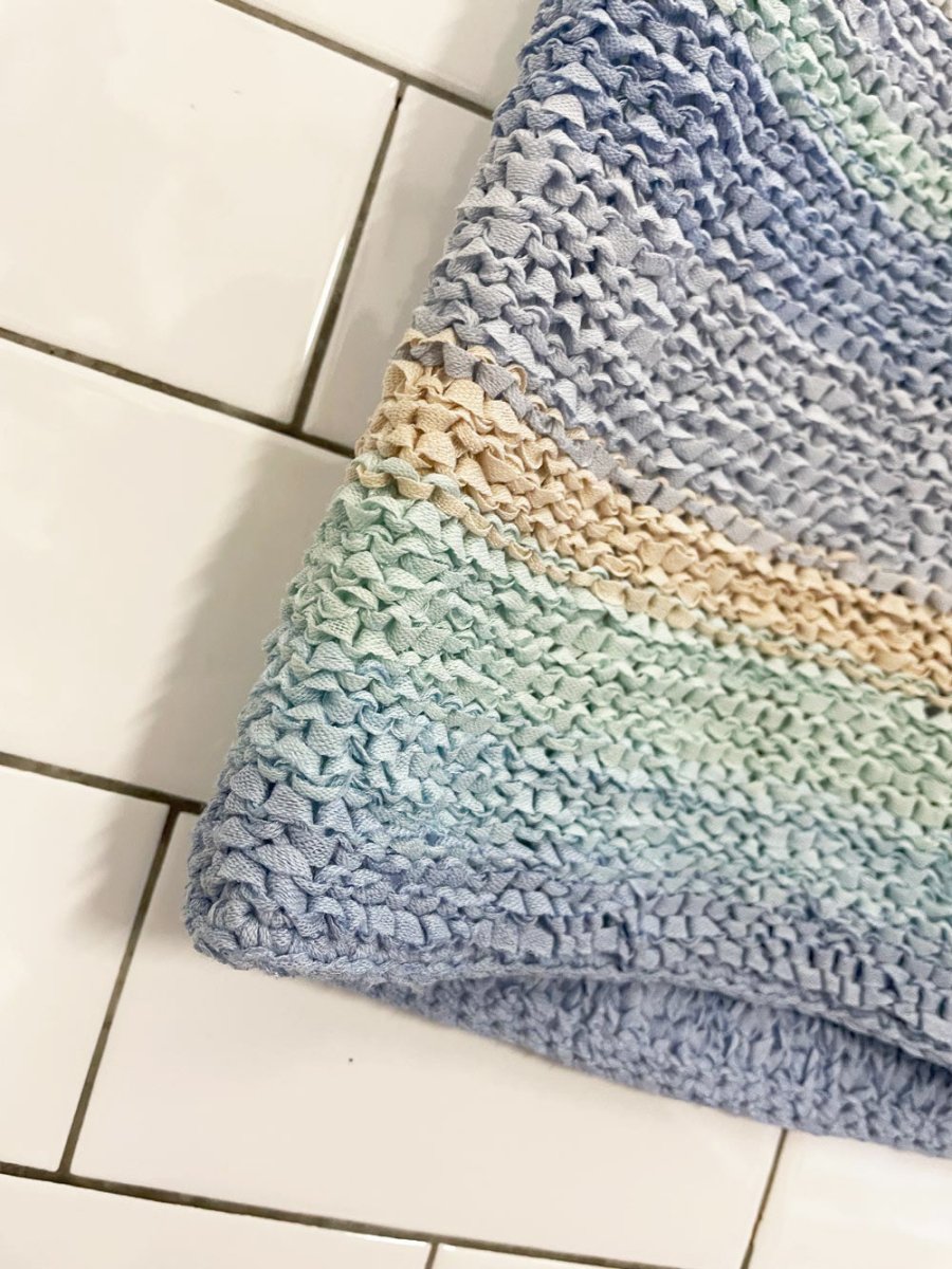 vintage 00s sigrid olsen pastel loose knit top - good market thrift store