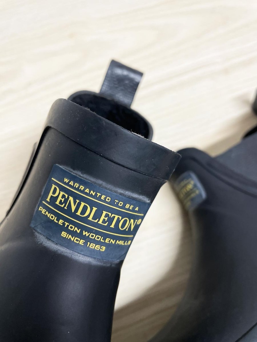 pendleton fleece lined short rubber boot - good market thrift store