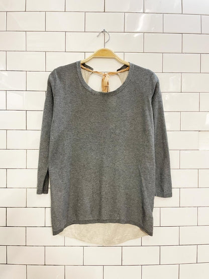 t. babaton w silk + cashmere light knit top - good market thrift store
