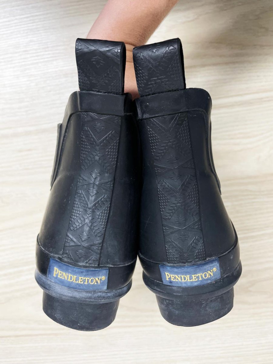 pendleton fleece lined short rubber boot - good market thrift store