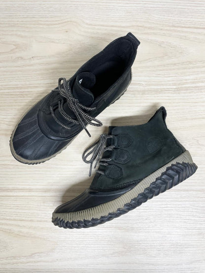 sorel leather out n about waterproof duck boot - good market thrift store