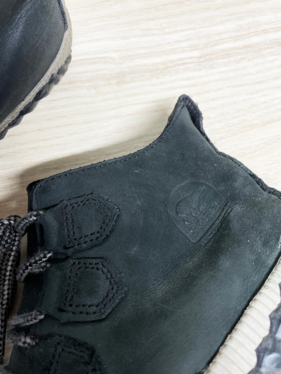 sorel leather out n about waterproof duck boot - good market thrift store