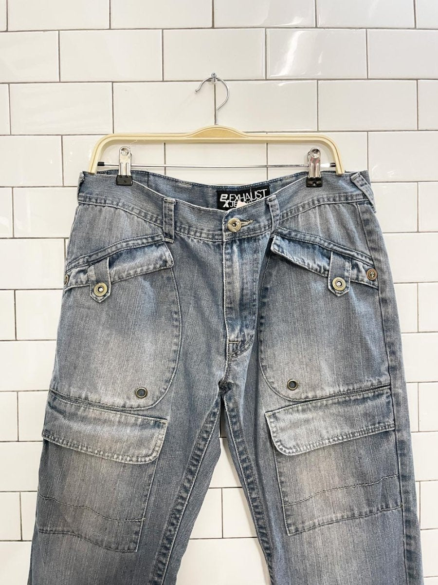 y2k exhaust loose fit jeans - good market thrift store