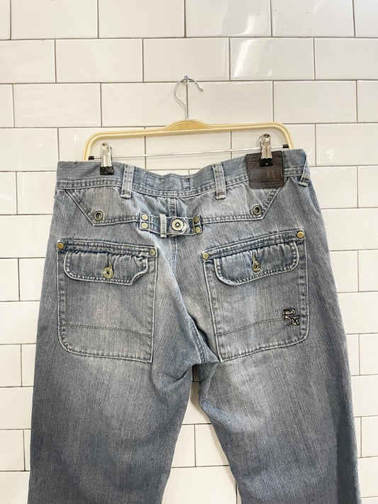 y2k exhaust loose fit jeans - good market thrift store