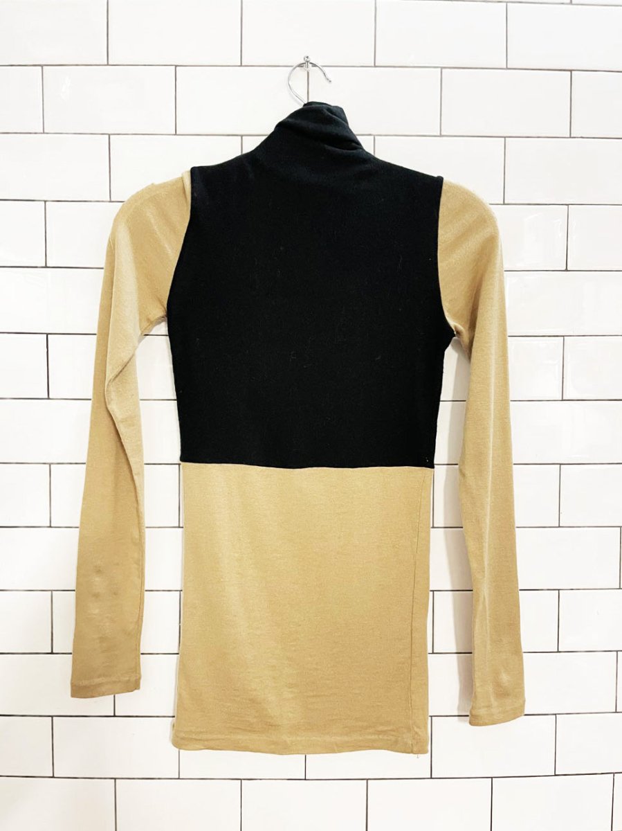 club monaco wool - cashmere blend slim turtleneck - good market thrift store