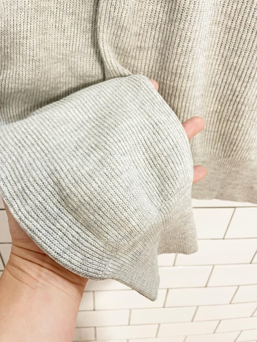 babaton wool - blend balloon - ish sleeve sweater | aritzia - good market thrift store