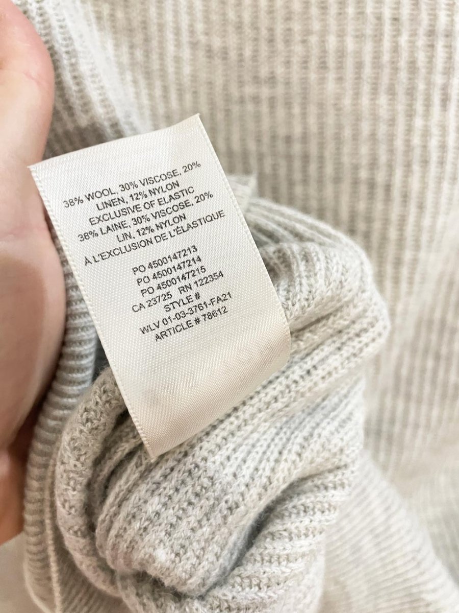 babaton wool - blend balloon - ish sleeve sweater | aritzia - good market thrift store