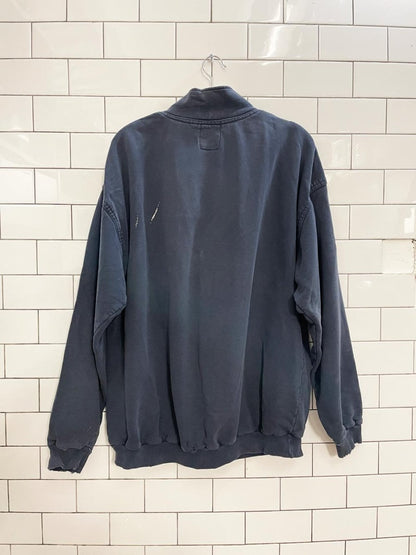 vintage 00s sleeman brewery 1/4 zip sweatshirt - good market thrift store