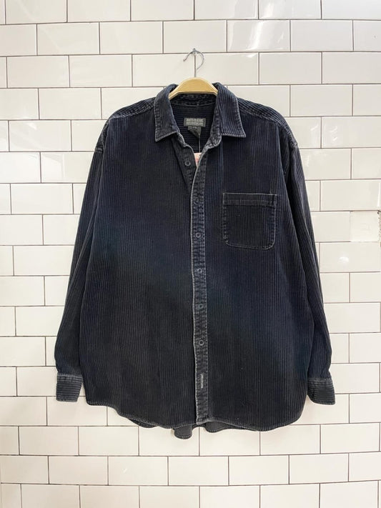 vintage 00s roots chunky cord shirt jacket - good market thrift store