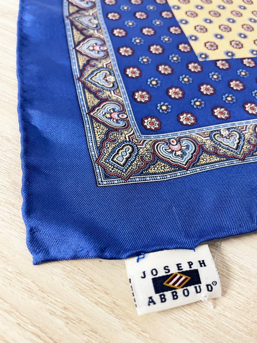 vintage joseph abound 100% silk neck scarf - good market thrift store