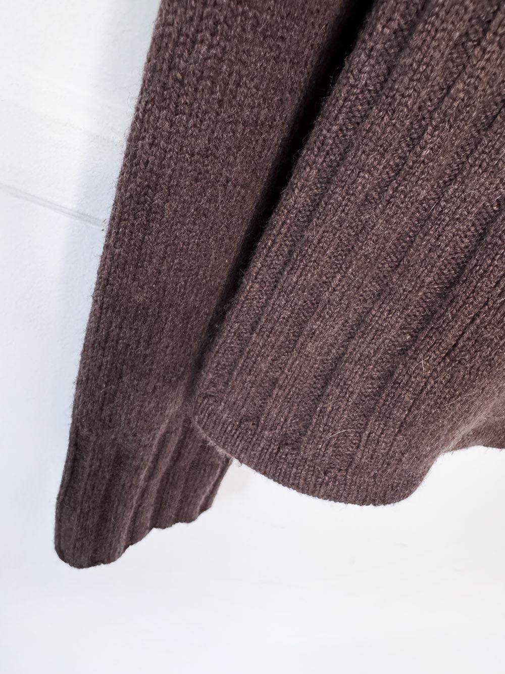 y2k neiman marcus 100% cashmere fox fur trim hooded knit full zip cardigan sweater | removable hood