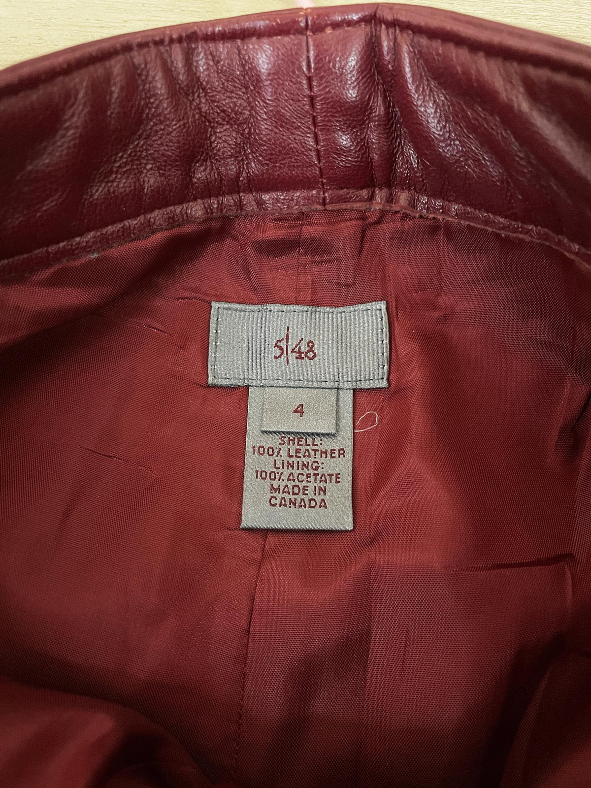 vintage 00s 5|48 butter leather high rise bootcut pants | lambskin | made in Canada