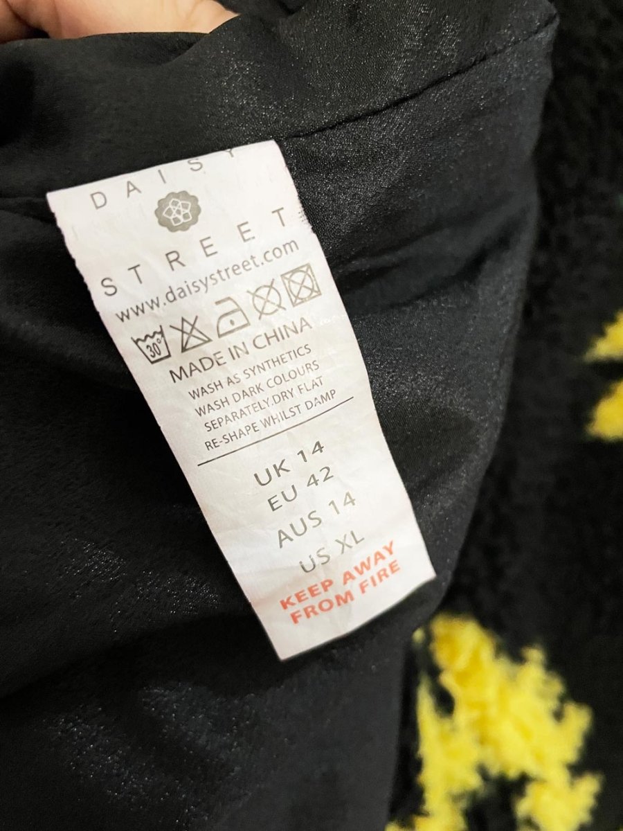 daisy street fleece sunflower hoodie pullover jacket | asos - good market thrift store